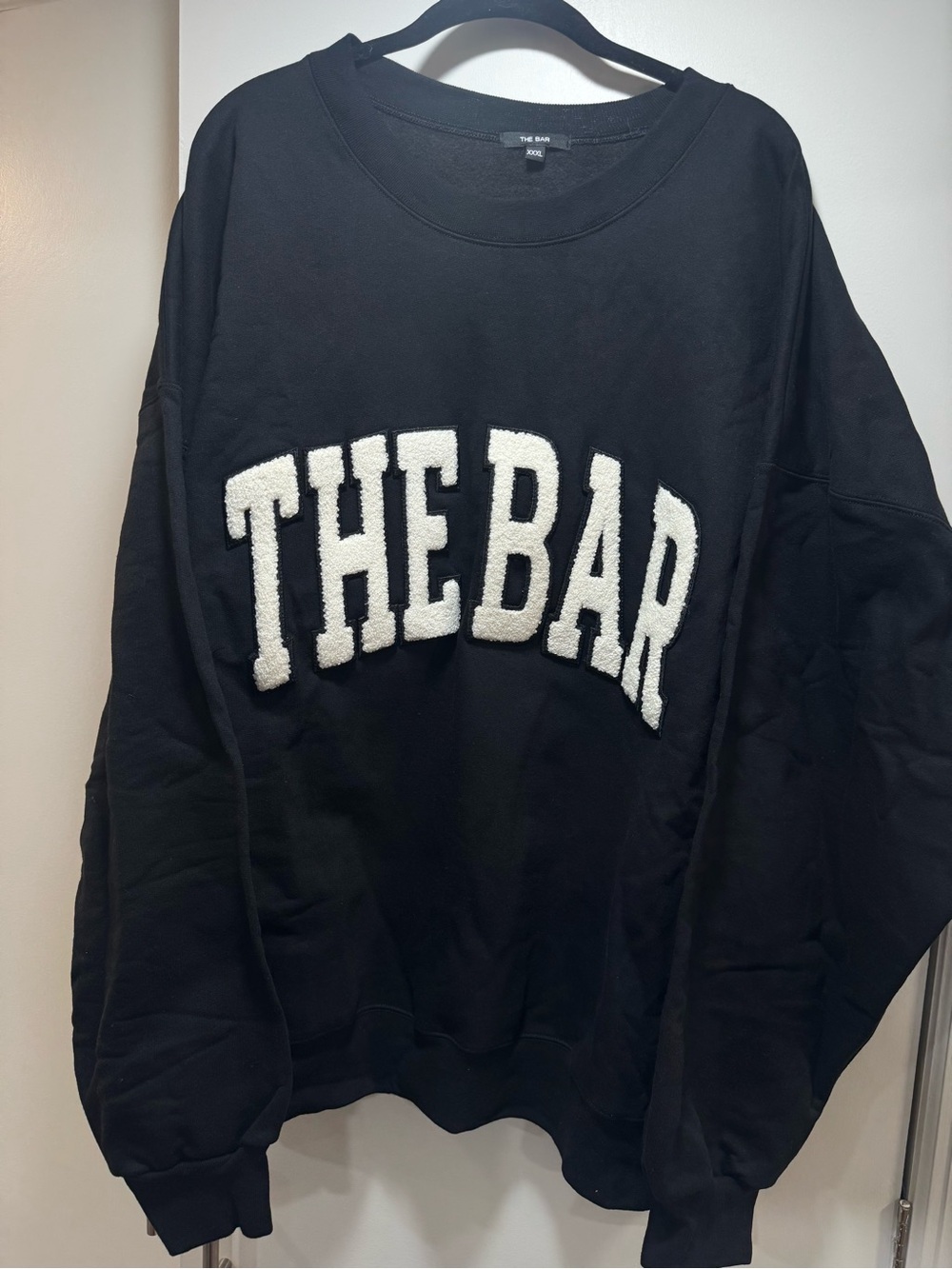 AUTHENTIC/NEW! THE BAR Black ARLO SWEATSHIRT-SOLD OUT!